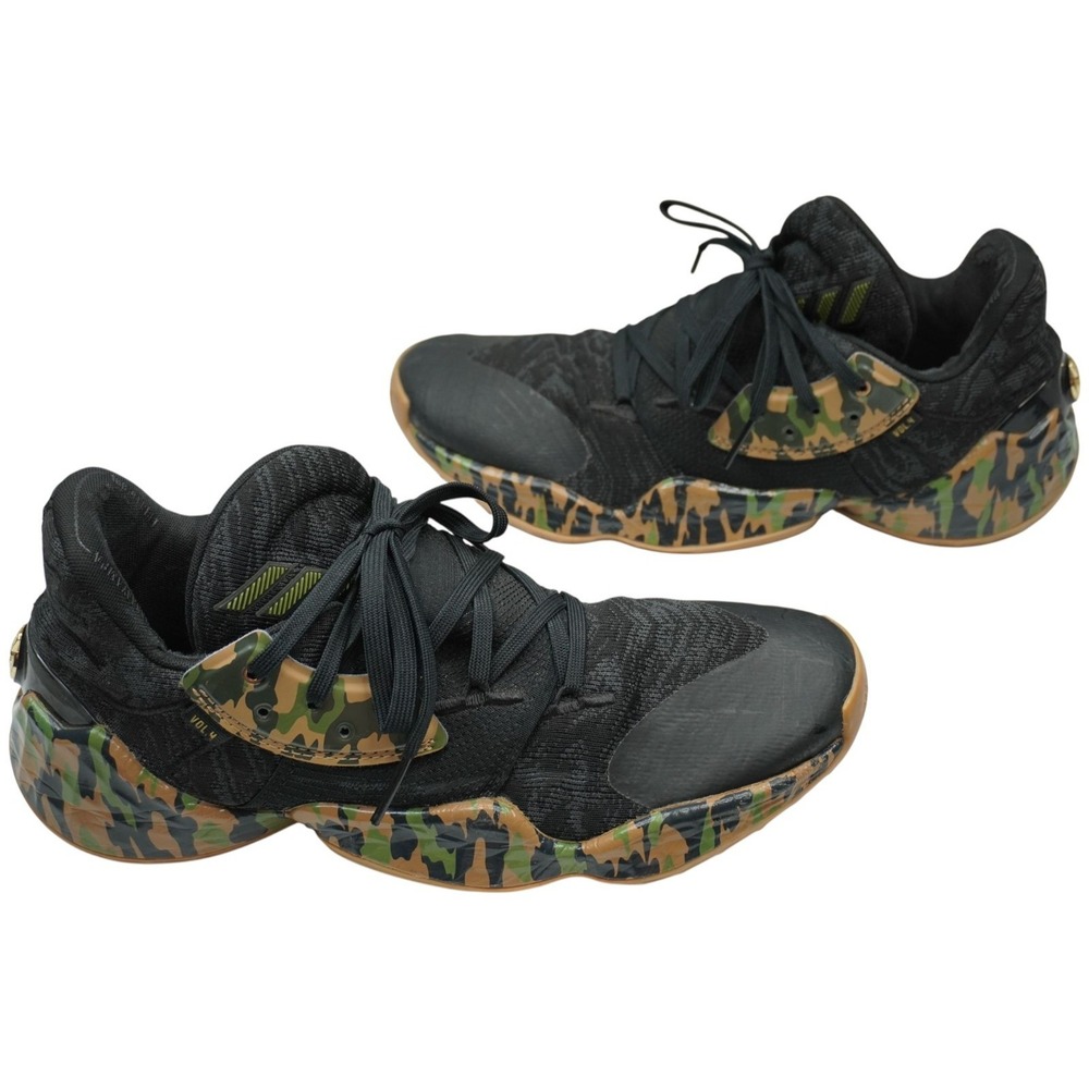 Adidas Athletic Shoes Men's Size 10.5 Black Camouflage EF1259 Low Top Lace Up